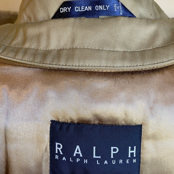 Ralph Lauren Men’s Classic Trench Coat – Size 44L with Belt and Epaulettes - Picture 3 of 9